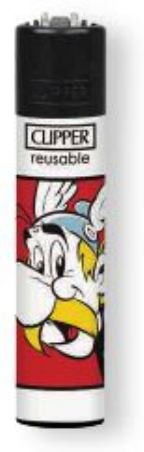 Clipper Feuerzeug Asterix & Oberlix #1
