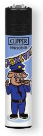Clipper Feuerzeug Carnival Animals #2