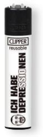 Clipper Feuerzeug Depre #1
