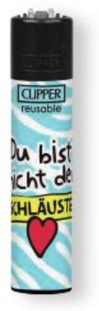 Clipper Feuerzeug Dumm 2 #1