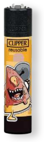 Clipper Feuerzeug Fast Food Zombies #1