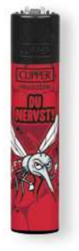 Clipper Feuerzeug Freche Tiere 2 #1