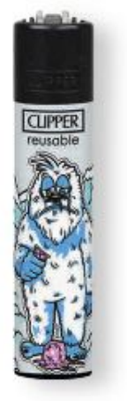 Clipper Feuerzeug Frozen Yeti #1