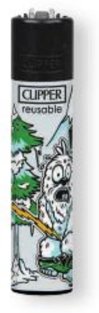 Clipper Feuerzeug Frozen Yeti #4