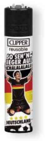 Clipper Feuerzeug Fussball Deutschland #3