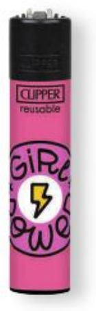 Clipper Feuerzeug Girl Power #1