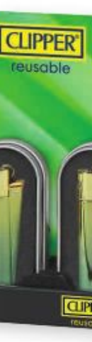 Clipper Feuerzeug Green Icy Gradient #4