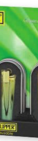 Clipper Feuerzeug Green Icy Gradient #5