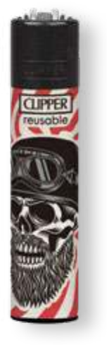 Clipper Hipster Skulls #4