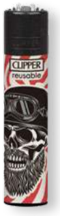 Clipper Hipster Skulls #4