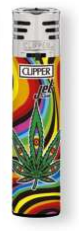 Clipper Feuerzeug Mazed Leaves #4