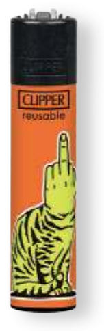 Clipper Middle Finger Up #1