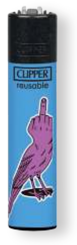 Clipper Middle Finger Up #2