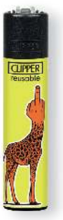 Clipper Middle Finger Up #1