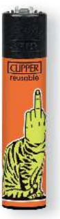 Clipper Feuerzeug Middle Finger Up #2