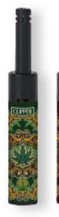 Clipper Feuerzeug Minitube Weed Shield #1