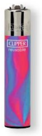 Clipper Feuerzeug Pink Nebula #4