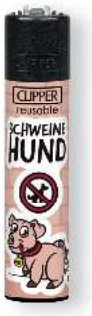 Clipper Feuerzeug Schweinehund