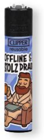 Clipper Feuerzeug Slow Life Society #2