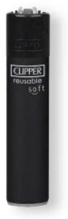 Clipper Feuerzeug Soft Touch Black #3