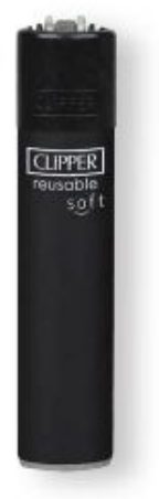 Clipper Feuerzeug Soft Touch Black #4