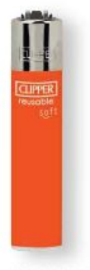 Clipper Feuerzeug Soft Touch Fluo #1
