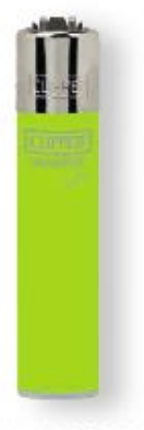 Clipper Feuerzeug Soft Touch Fluo #2