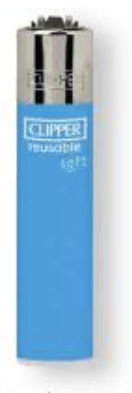 Clipper Feuerzeug Soft Touch Fluo #3