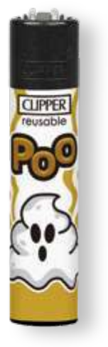 Clipper Feuerzeug Poo 2 #1