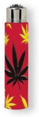 Clipper Feuerzeug Weed Colors #2