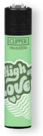 Clipper Feuerzeug Weed Valentine 2 #1