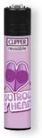 Clipper Feuerzeug Weed Valentine 2 #2